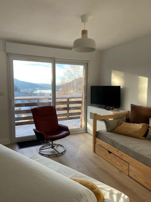 F3 Superbe Vue Lac, Grand Balcon, Ambiance Nature Gérardmer Buitenkant foto